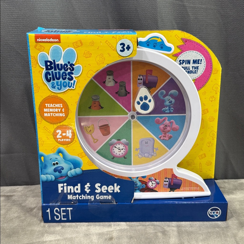 Nickelodeon Blue's Clues & You! Find & Seek Matching Game - Multicolor